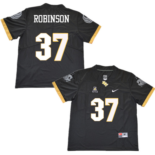 Men #37 Aaron Robinson UCF Knights College Football Jerseys Sale-Black